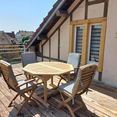 Appartement-Terrasse Parking Prive Meuble De Tourisme 4 Etoiles Belfort Esterno foto